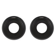 2X Black C-Mount Cine Movie Lens for M M2 M3 Camera Lens Adapter Ring CCTV Lens C- M