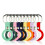 Kit com 4 capas AirTag com design de chaveiro, compatíveis com iPhone e iPad - VERMELHO (pacote com 4) 3