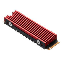 jixopn M.2 2280SSD -jäähdytin, NVME, NGFF, SSD-jäähdytyselementti, alumiiniseos, lämmönkestävyys, lämpösilikonityyny PS5-pelikonsolille