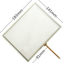 8 inch 4 wire resistance touch screen for 9556 industrial control equipment console display touch panel screen 183*141mm