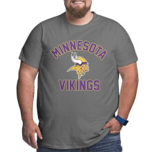 Vikings Men Big and Tall Sports Short Football Team Logo Sleeve for Baseball Fans Gifts T_Shirt