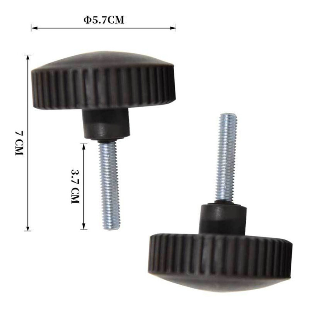 1 Pair Canopy Fixing Screws Bolt Black Plastic Screws For Garden Swing Chairs 9423501347848