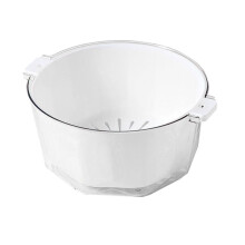 Plastic wasmand met filter, afdruipbak, wasmand, vergieten en zeven, dubbellaags afdruiprek voor fruit