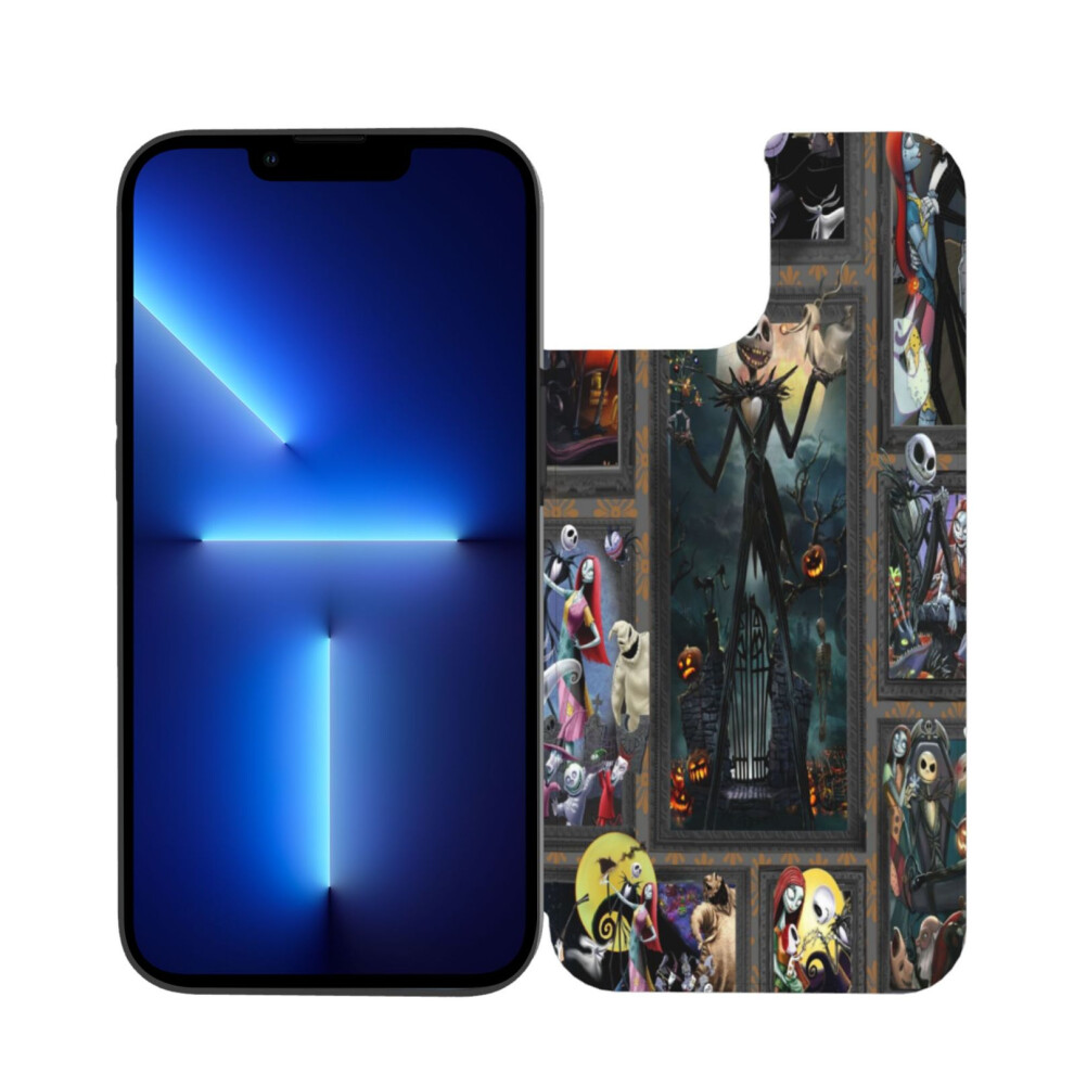 The Nightmare Before Christmas Compatible With Iphone 13 Phone Case, Magnetic Leather Flip Cover For Dual Camera 9423501732057
