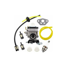 Vergaser-Reparatursatz für AL-KO Alko Rasentrimmer, Modelle BC410, BC4535, BC4125, mit Schlauch und Kraftstofffilter.