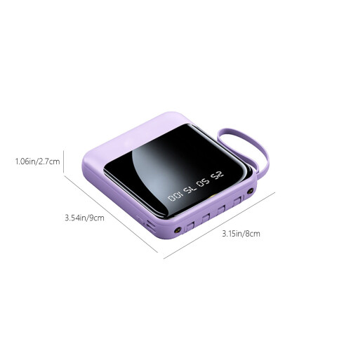 Φορητός φορτιστής FloHua 20000mAh, μίνι συμπαγής γρήγορης φόρτισης τροφοδοτικό, 2
