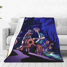 Couverture Scooby-Doo douce et moelleuse, idéale pour les voyages, la chambre, le salon, le canapé ou le bureau. Cadeau toutes saisons pour femmes,
