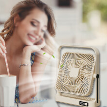 maxiaoxia Desktop Silent High Wind Desktop Usb Mini Electric Fan Small Fan for Home Outdoor Travel