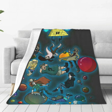 Couverture Gravity Falls, motif anime mignon, en flanelle ultra douce, légère et confortable, 152 x 127 cm, idéale en toutes saisons, pour