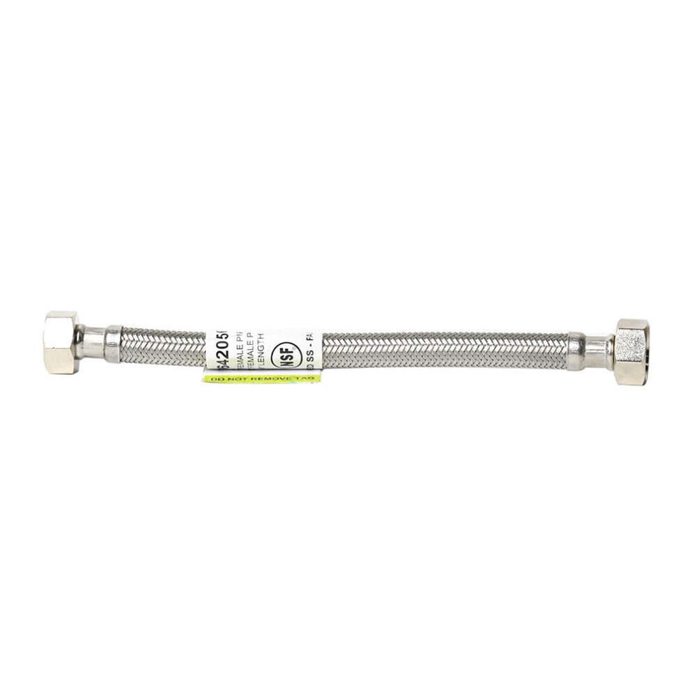Thrifco 4401421 1/2 Inch Fip X 1/2 Inch Fip X 16 Inch Long Stainless Steel Faucet Riser 9423501734228
