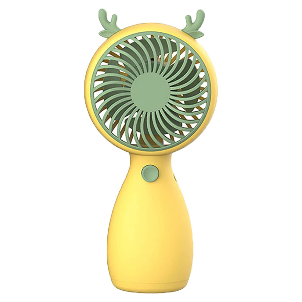 Fnyoxu Small Electric Fan Handheld Portable Rechargeable Mini Student Handheld Dormitory Class 9423501734334