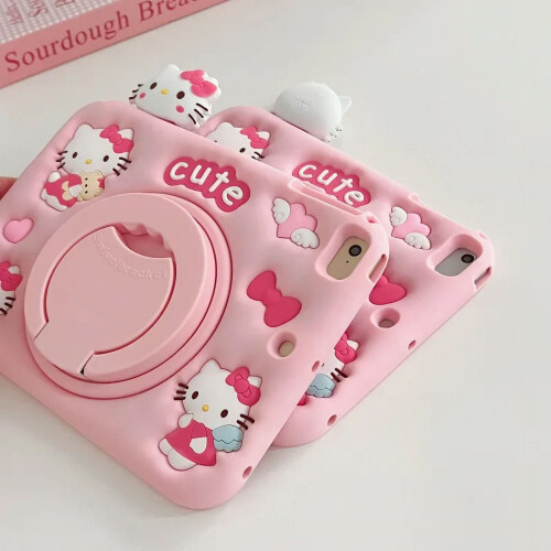 Capa de mesa Hello Kitty compatível com iPad Pro de 11" e Air de 10,9", 22", 21" e 20", Mini, compatível com iPad de 9,7" (5ª a 10ª geração) e 2