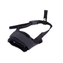 Dog Muzzle Adjustable Nylon with Secure Buckle for Outdoor Walking and Training