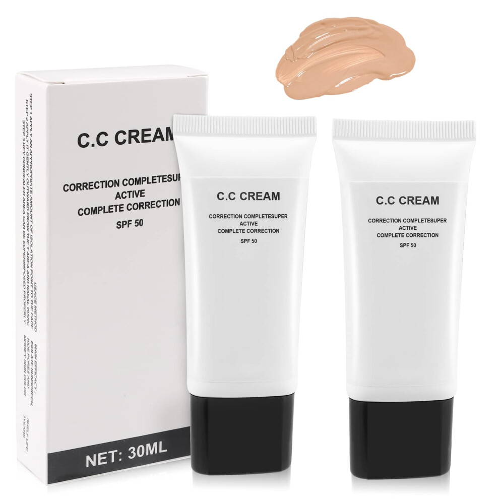 Cream Vistapex 2Pcs Cc Spf 50 Color Correcting For Mature Skin, Hydrating Tone Brightening 30Ml