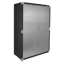 Seville Classics UltraHD Solid Steel Lockable Metal Storage Cabinet Locker Organizer with Adjustable Shelves for Garage, Warehouse, Office, Classroom,