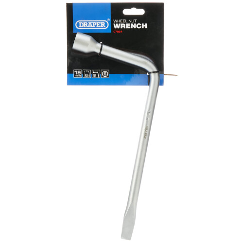 Draper Draper 07054 Wheel Nut Wrench (19 mm, 3/4 AF), Schwarz 1