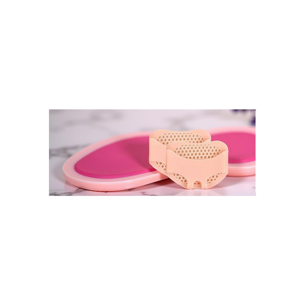F&H Products. Metatarsal Foot Cushion Pads, Breathable Gel Support, Pain Relief For Plantar Fasciitis And Calluses, Pink