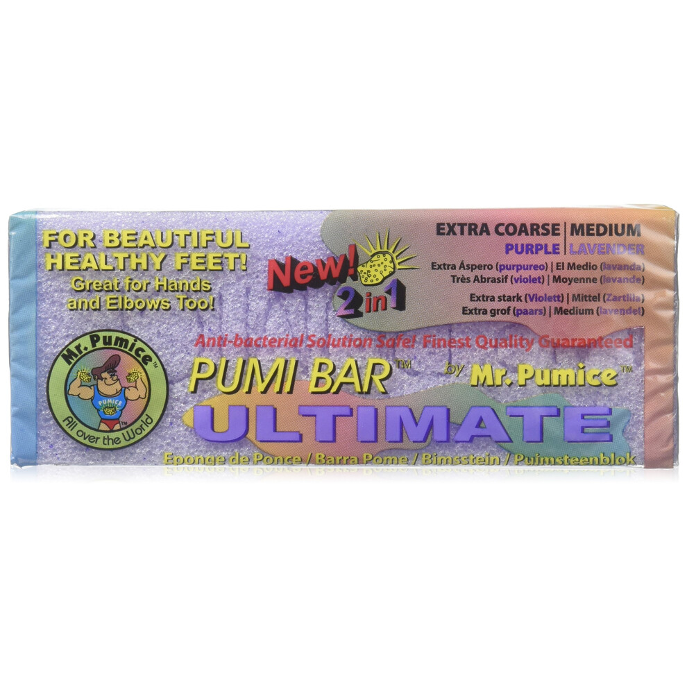 Mr. Pumice Purple/Lavender Pumi Bar Ultimate Coarse/ Medium/ 1 Pumice Bar