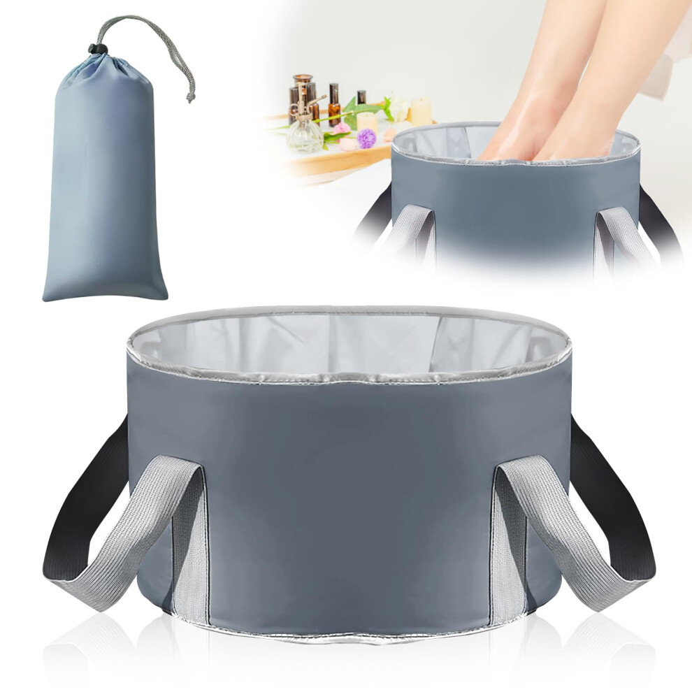 Belligern Foot Soak Bowl,Foot Bath Bowl,Footbath Collapsible Foot Spa Portable Travel Foot Bath Tu Collapsible Bucket For Soaking Feet Suitable For Camping