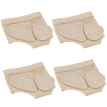 ExcellaElite Foot Thongs for Dance Girls 2 Pairs Non-Slip Breathable Flexible Foot Toe Pad Support for Ballet, Contemporary Dance, Jazz - Dancer's