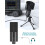 FIFINE FIFINE USB Desktop PC Microphone with Pop Filter for Computer and Mac, Studio Condenser Mic with Gain Knob Mute Button Headphone Jack for Gaming 5