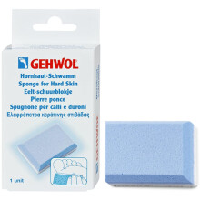 Gehwol Mineral Foot Scraper Pumice Stone, Loofah Sponge for Calluses and Corns Removal, Soft and Smooth Skin for Feet, Hands, Ankles, and Knees