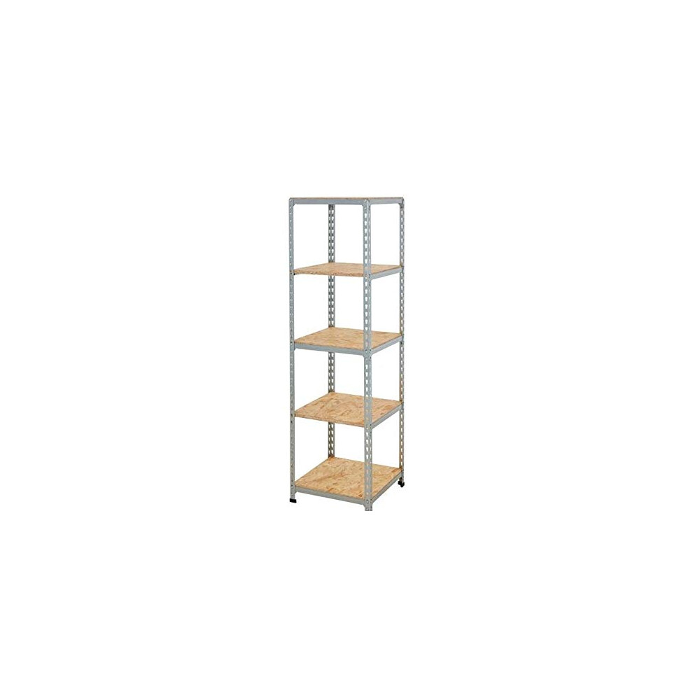Bigdug Zinc & Osb Display Retail Shelving Merchandise Trade Show Storage (5 Level Bay 1600H X 455W X 455D Mm) 5060677387663