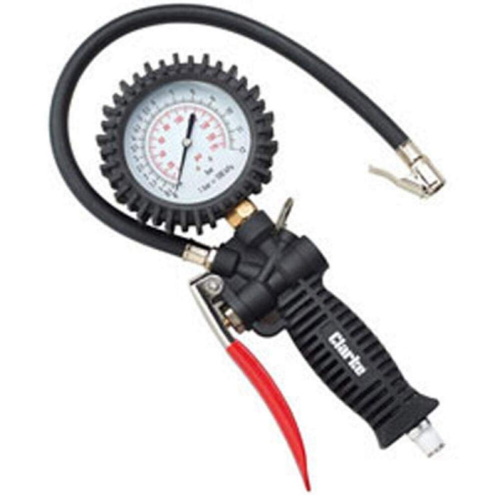 Clarke Tpg30p Airline Tyre Inflator With Pressure Gauge 5016086236429