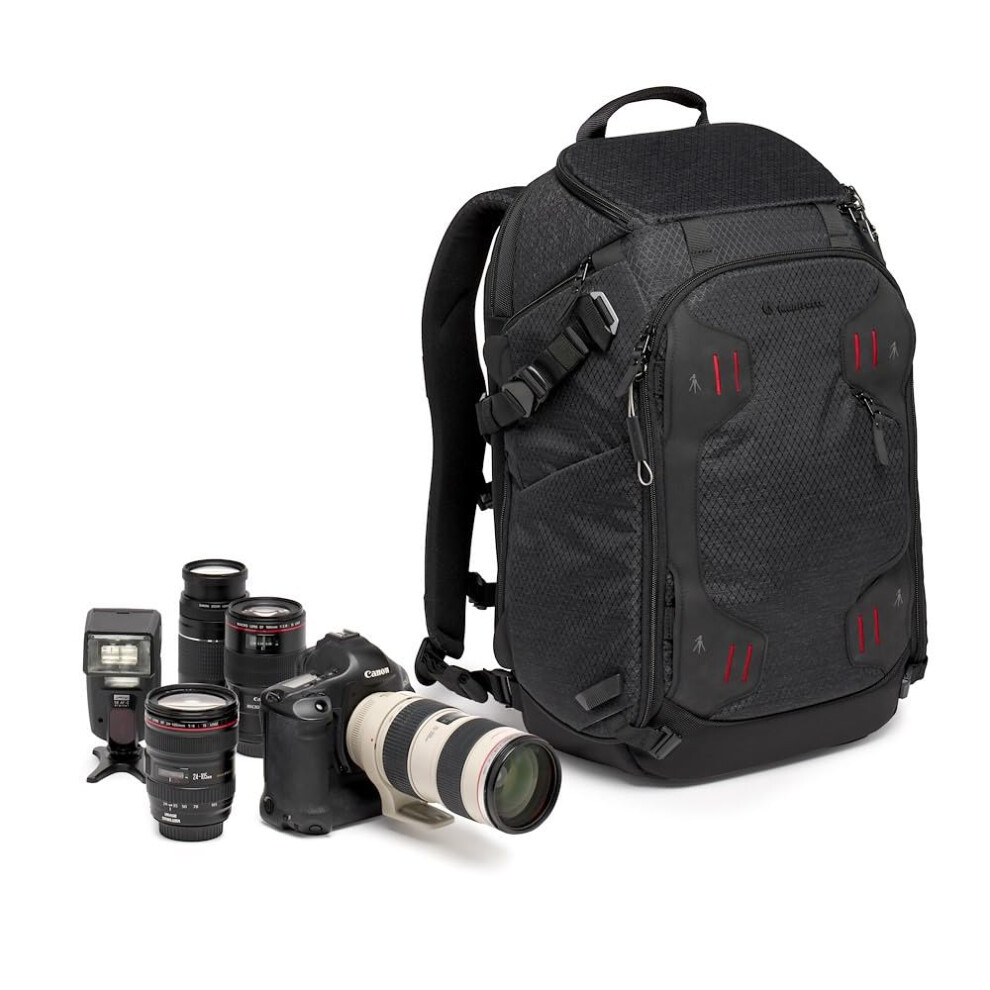 Manfrotto Pro Multiloader M, Professional Photographic Backpack For Cameras, 4 Access Points, Multiple Tripod Attachments, 3 Modes Of Use, Light 8024221717778
