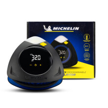 MICHELIN High Performance Programmable Rapid 12V Car Tyre Inflator Air Compressor - Portable Air Pump and Digital Tyre Pressure Gauge - Car