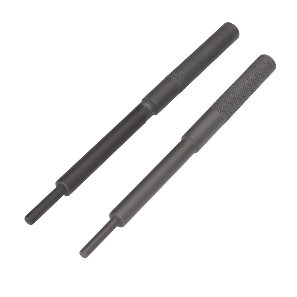 The Lord Of The Tools 2 Pieces Engine Valve Guide Pilots Drift Punch Removal Repair Tool 5Mm & 5.5Mm For Motorcycle Remover Installer Tool ( Gray) Dark/Gray 6942343621747