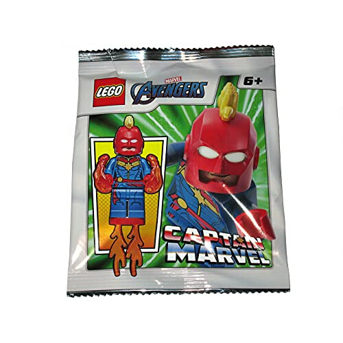 LEGO Super Heroes Captain Marvel Minifigure Foil Pack Set 242003 (Bagged)