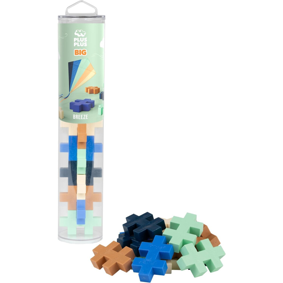 Photos - Construction Toy Plus-Plus PLUS PLUS BIG tube - Breeze, 5.5 cm x 28 cm x 5.5 cm 3490 