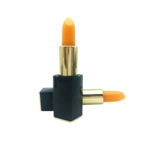 Color Changing Hydrating Lip Balm Stick with Plumping Effect and Natural Dark Tint Finish