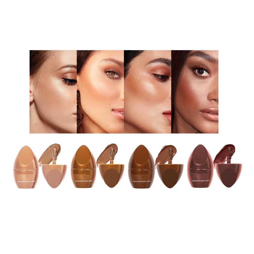 Gold/Bronze Liquid Bronzer Stick Waterproof Longwear Easy Blend 3D Sculpting Highlighter Copper