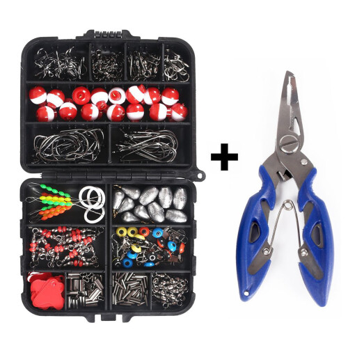 Kit d'accessoires de pêche de 273 pièces 12  9,5  3 cm multicolore 2