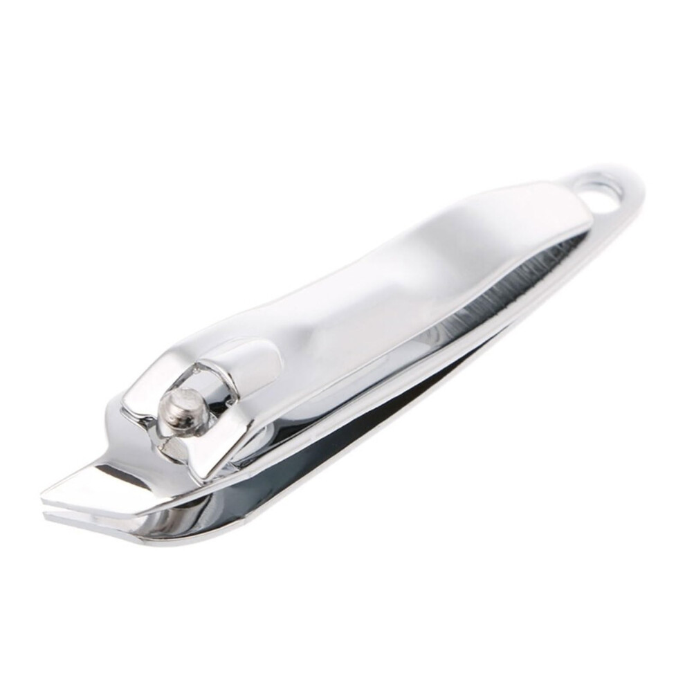 Stainless Steel Nail Clipper with Precise Cutting Blades, Beveled Edge, Professional Grooming Tool