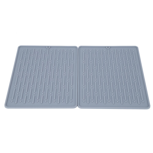 Multi Purpose Dish Drying Mat, A Practical And Versatile Accessory For Various Household Needs, Soft Pliable Material Ensures Easy Roll Up Or Fold