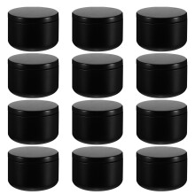 Guangmc Votive Holder Tin Cups Tea Light Fragrance Warmer DIY Supplies - 12Pcs