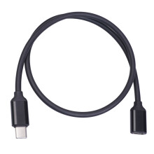 jixopn Bärbar USB C Förlängningskabel Lätt 5V-20V USB Typ C Hane till USB Typ C Hona PD Laddnings-Sync Förlängningskabel