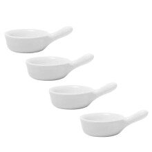 4-częściowy przenośny kubek na przyprawy, miniaturowy kubek do maczania, ceramiczny uchwyt na sos