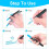 Σετ στυλό WinysinDouble Line Outline Pen, μεταλλικό στυλό Dream Flash, στυλό σήμανσης χρώματος, 6