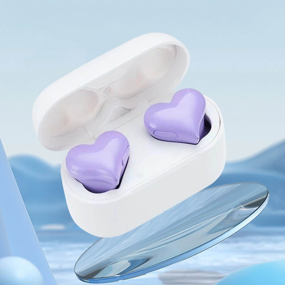Valseel Wireless Earbuds Heart Shaped Bluetooth Earphones Noise Reduction Sports Wireless In Ear Bluetooth Earphones Electronics 9173940886377