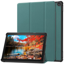 jixopn Auto Wake/Sleep Folio Folio Cover, rezistentă la șocuri, subțire, din piele PU, trifold stand, compatibil cu noul Amazon Kindle Fire HD10