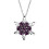 Jacenvly Κοσμήματα Organizer Clearance Κολιέ μενταγιόν Snowflake Clavicle Chain Light Πολυτελή 3