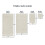 Set de 2 prosoape de baie Mainstays Performance Solid, bej 3