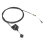 Excavator Throttle Control Cable, 4m Quick Response Stainless Steel Joint for Versatile Operations 4