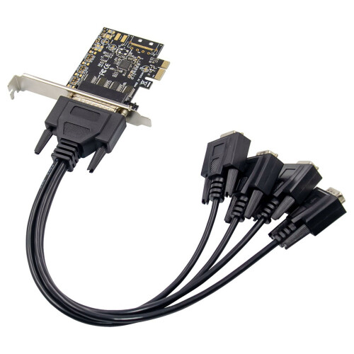 Κάρτα ελέγχου ST331PCIe X1AX99100 4S Βιομηχανική Κάρτα ελέγχου θύρας RS232COM Πολυλειτουργική