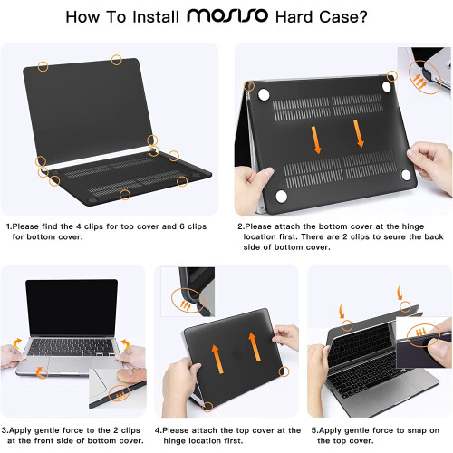 Capa compatível com MacBook Air de 13,6 polegadas (lançamentos de 2022, 2023 e 2024) M3A3113M2A2681 com tela Liquid Retina. 2