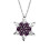 Jacenvly Κοσμήματα Organizer Clearance Κολιέ μενταγιόν Snowflake Clavicle Chain Light Πολυτελή 2